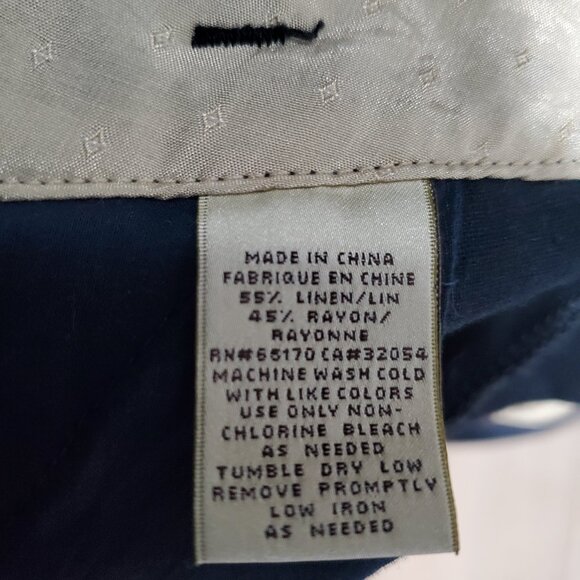 Elevenses Navy Blue High Waisted Paints | 4 - Picture 6 of 6